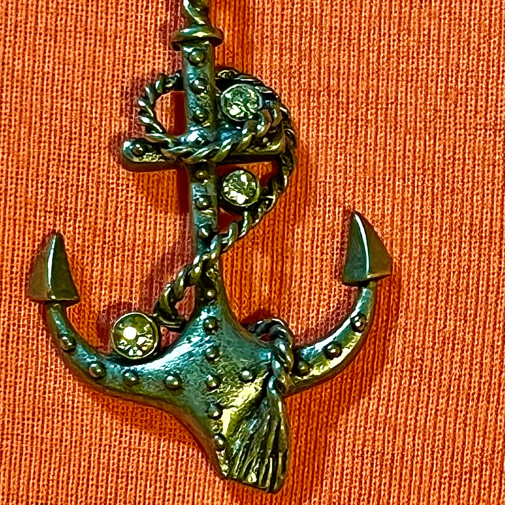 American Eagle Anchor Necklace